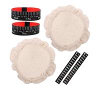 Luxshiny Kit Accessori per Fermentazione Coperture Traspirante e Bande per Data, Termometro Adesivo per Barattoli Lievito Madre, per Cottura Pane Casalinga