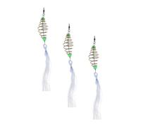 Luxshiny Kit Attrezzatura da Pesca 3 Pezzi Rete da Pesca in Nylon e Ganci senza Ardiglione per Mare