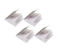 Luxshiny Kit di 4 Libri di Tabelle per Test Visivo di Daltonismo Stampa Resistente per Valutazioni Cliniche e Domiciliari Indirizzato a Persone Carenza di Colore