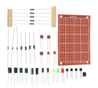 Luxshiny Kit di Saldatura per Elettronica Componenti Vari in Plastico, per Principianti e Formazione in Saldatura e Competenze Elettriche