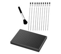 Luxshiny Kit per Modellismo Clip Coccodrillo e Supporto Base in Plastico e Ferro per Hobby Craft, per Miniature Model Building e Pittura di Precisione Stili multipli