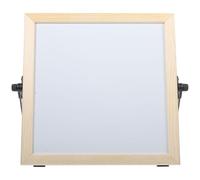 Luxshiny Lavagna e Angoli Arrotondati Cancellabile con Cornice in Legno Portatile Lavagnetta Nera Magnetica con Accessori per Ufficio e Scuola