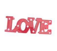 Luxshiny Luce Decorativa LED Lettere Love, Insegna Luminosa Atmosfera Creativa Rossa per Camera da Letto, Decorazione Romantica Compatta e Leggera per Festa degli Innamorati e Casa