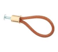 Luxshiny Maniglia in Corda Rustica per Porte e Cassetti Pomello in Pelle Vintage per Armadi e Mobili da Bagno Uso Funzionale e Discreto