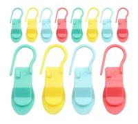 Luxshiny Marcatori per Uncinetto in Plastica Colorata 40 Pezzi Meccanismo di Bloccaggio Sicuro e Delicati sui Tessuti, per Progetti di Uncinetto e Fai da Te Stili Multipli