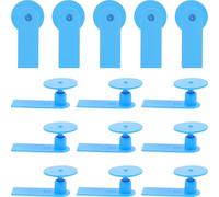 Luxshiny Marchi Auricolari per Bovini e Pecore, Set da 100 Pezzi in Tpu, Etichette Auricolari Vuote per Mucche e Vitelli, per Tracciabilità e Controllo Sanitario in Allevamento