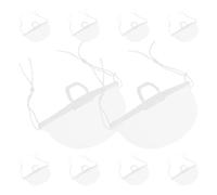 Luxshiny Maschera Anti-sputo Trasparente Professionale 10 Pezzi, Protezione Antiappannamento Riutilizzabile per Ristoranti e Cucina, Scudo Viso Traspirante per Hotel e Catering
