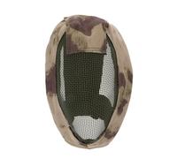 Luxshiny Maschera da Scherma in Rete Copertura Viso Completa, Design Resistente in Acciaio e Tessuto Oxford, Cinghie Regolabili per Giochi All'aperto