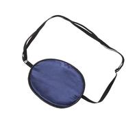 Luxshiny Maschera per Occhio Singolo in Seta Stile Pirata Navy Confortevole e Oscurante per Trattamento Ambliopia e Strabismo Occhi Deboli Adulti