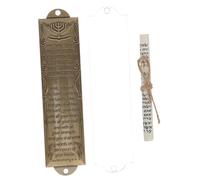 Luxshiny Mezuzah Decorativa Scritture Ebraiche, Ornamento Religioso in Lega Resistente, Decorazione per Porte di Soggiorno e Camera da Letto, Regalo per Credenti Cristiani Ed Ebrei