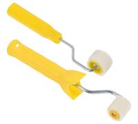 Luxshiny Mini Rullo per Vernice 2 CM Manico, Set di Rulli per Pittura per Interni ed Esterni, per Cornici e Pareti Piccole