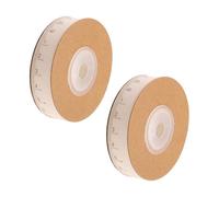 Luxshiny Nastro di Cotone Lunghezza Generosa e Taglio Preciso 2 Pezzi da 10 Metri con Scala Stampata per Confezioni Regalo per Lavori Manuali e Decorazioni Scolastiche