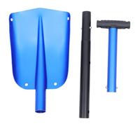 Luxshiny Pala da Neve Pieghevole in Lega di Alluminio Multifunzionale per Auto e Rv, Strumento Portatile per Rimuovere Neve e Ghiaccio in Condizioni Invernali