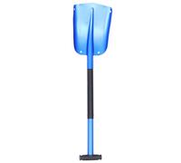 Luxshiny Pala da Neve Pieghevole in Lega di Alluminio Resistente e Antiscivolo per Fuoristrada e Motoslitta, Paletta Portatile Multifunzionale per Pulizia Ghiaccio