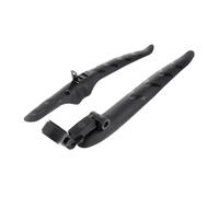 Luxshiny Parafango Protezione Contro la Pioggia da Strada in Plastica Nera Bicicletta per Design Aerodinamico alla Moda su Strada