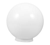 Luxshiny Paralume Globo Di Ricambio Lampione Acrilico Bianco Copri Paralume Sfera Latte Accessori Sfera Diametro 25 Cm Diametro Apertura 12 5 Cm