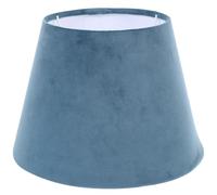 Luxshiny Paralume Moderno in Stoffa per Lampada da Tavolo e Piantana, Copri Lampada da Comodino Interno Bianco e Esterno Blu, 25 CM, Uso in Camera da Letto Colore Casuale