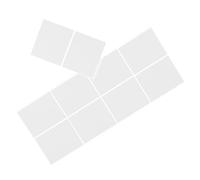Luxshiny Pellicola Adesiva Diffusore Luce LED Bianca 10 Pezzi in Pet 5x5 Cm per Interni con Facile Installazione e Massimizzazione Efficienza Luce