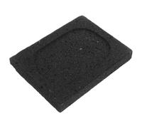 Luxshiny Piastra di Pietra Vulcanica per Barbecue, Antiaderente e Fumo | Uso Interno, Facile Pulire e Girare, per Verdure e Frutti di Mare, Colore Nero