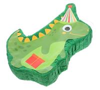 Luxshiny Pignatta Dinosauro Verde da Appendere, Decorazione per Feste di Compleanno e Giochi, Pignatta Carina per Eventi Interni ed Esterni, Ciondolo Decorativo per Momenti Gioiosi