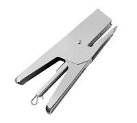 Luxshiny Pinzatrice a Pinza in Metallo Portatile, Mini Cucitrice Manuale da Tavolo per Ufficio e Scuola, Strumento per Rilegatura Documenti Facile da Usare e Risparmio Fatica, Cancelleria