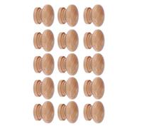 Luxshiny Pomelli in Bakelite a Forma di Fungo per Mobili e Cassetti, 15 Pezzi con Vite, Superficie Liscia, Facili da Installare per Decorazione Casa