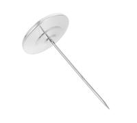 Luxshiny Porta Scontrini in Acciaio Inox con Forchetta e Base Antiscivolo, Asta Supporto per Promemoria e Ricevute da Tavolo, Stabile e Leggero per Ristoranti, Uffici e Cucina