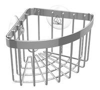Luxshiny Porta Spugna Per Lavello Con Ventosa - Porta Spugna Angolare In Acciaio Inox Organizer Per Lavello Per Cucina Bagno Porta Sapone Triangolare Senza Foratura