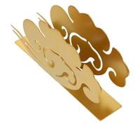 Luxshiny Porta Tovaglioli da Tavola in Ferro Oro Elegante e Salvaspazio, Supporto Versatile per Tovaglioli in Ambienti Moderni come Case e Ristoranti