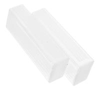 Luxshiny Porta Vetrini Rettangolare in Plastica Pp per Laboratorio, Custodia per Diapositive Coperchio Ribaltabile, Contenitore Portatile e Resistente per Vetrini da Microscopio, Set da 2