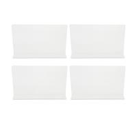 Luxshiny Protezione Acqua Doccia e Lavandino 4 Pezzi Paraspruzzi Angolari Trasparenti 40X12X4 CM Barriera Rimovibile per Vasca Uso Bagno