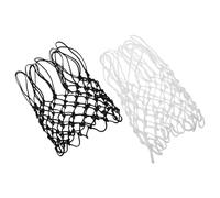 Luxshiny Rete da Basket in Nailon 2 Pezzi per Esterni Design Quickinstall Resistente alle Intemperie per Parchi e Scuole 12 Anelli