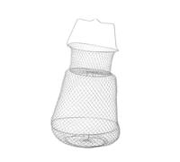 Luxshiny Rete Da Pesca Pieghevole in Filo Di Ferro Zincato Da Trappola Per Granchi Accessori Per Pesca All Aperto e Durevole