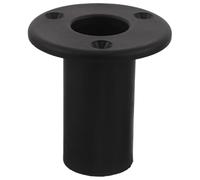Luxshiny Ricambio Tubi in Nailon per Scaletta Yacht e Pontone, Accessori Marini Resistenti alla Corrosione e Usura, Adatti per Barche e Pontili Neri 25mm