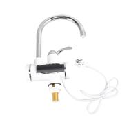 Luxshiny Rubinetto Elettrico con Riscaldamento Rapido e Protezione da Perdita, Display Digitale Temperatura, Materiale Acciaio Inox e Abs, per Cucina e Bagno