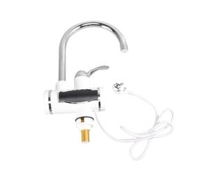 Luxshiny Rubinetto Elettrico con Riscaldamento Rapido e Protezione da Perdita, Display Digitale Temperatura, Materiale Acciaio Inox e Abs, per Cucina e Bagno