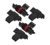 Luxshiny Rullo Inchiostro Calcolatrice 5 Pezzi Compatibile per Stampante Calcolatrice Ufficio Rulli per Scheda Ir40T Due Colori Nero e Rosso