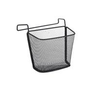 Luxshiny Scaffale da Scrivania Ufficio in Ferro Nero Resistente alla Pressione Cestino Portaoggetti Sospeso Multiuso per Organizzare Cartelle e Penne