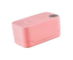 Luxshiny Scaldasalviette Portatile per Salviette Umidificate in Plastica con Ricarica USB e Temperatura Costante per Auto e Bimbi in Movimento