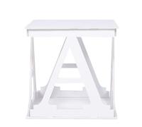 Luxshiny Scatola per Palloncini Lettera a Bianca, Decorazione per Shower e Matrimoni, per Feste Scatola Quadrata per Palloncini Colorati, Facile da Montare, Adatta a Celebrazioni Familiari