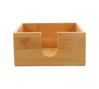 Luxshiny Scatola Porta Tovaglioli Leggera Quadrata in Bambù e Funzionale per Conservazione Fazzoletti, Design Moderno e Semplice per Casa e Cucina per Camera da Letto o Negozio