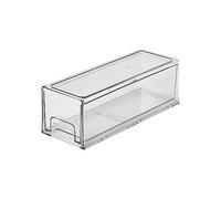 Luxshiny Scatola Trasparente Per Frigorifero Organizer Cassetto Per Frutta e Verdura Media Design Salvaspazio e Antiodore Per Cucina e Conservazione Alimenti