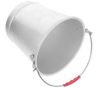 Luxshiny Secchio in Alluminio Spesso da 9 Litri Manico, Contenitore Multiuso per Latte e Acqua, Resistente alla Corrosione per Uso Agricolo e Trasporto Alimenti