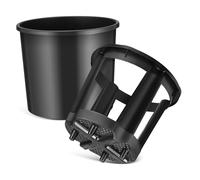Luxshiny Secchio Semina Set Pratico per Giardinaggio 2 Strati Vassoi Resistenti per Coltivazione e Arachidi Facile e Design Antigoccia