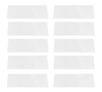 Luxshiny Segnaposto Acrilico Trasparente 20 Pezzi Cartelli Numerici Riutilizzabili per Matrimoni Banchetti Feste Bordi Lisci e Facili da Scrivere