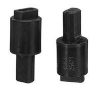 Luxshiny Set 2 Pezzi Ammortizzatore Coperchio del Water Chiusura Ammortizzata Silenziosa, Connettore e Stabilizzatore per Sedile Wc Compatibile, Accessori Bagno per Installazione