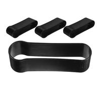 Luxshiny Set 4 Pezzi Coperture in Plastica Nere per Bastone da Passeggio Impugnature Antiscivolo per Migliorare Stabilità e Installazione Semplice per Utenti Anziani