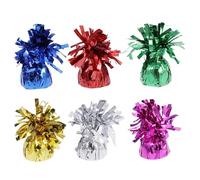 Luxshiny Set 6 Pezzi Blocchi per Palloncini in Plastica Foil per Feste di Compleanno e Shower, Accessori Creativi per Mantenere Palloncini Ancorati Design Funzionale