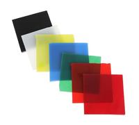 Luxshiny Set 7 Pezzi Vetro Fusibile per Microonde Design Pratico e Aspetto Semplice, Fogli di Vetro Colorati per Realizzazione Gioielli e Decorazioni DIY