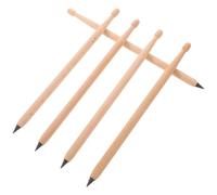 Luxshiny Set di 5 Matite in Legno a Forma di Bacchette per Batteria, Cancellabili e Facili da Conservare, Regalo Originale per Batteristi Ragazzi e Studenti a Casa in Ufficio